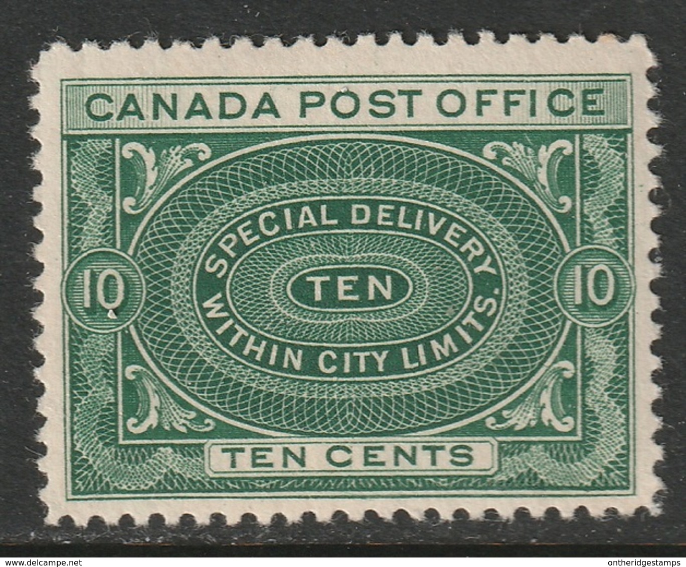 Canada Sc E1a Special Delivery MH Small Thin - Correo Urgente