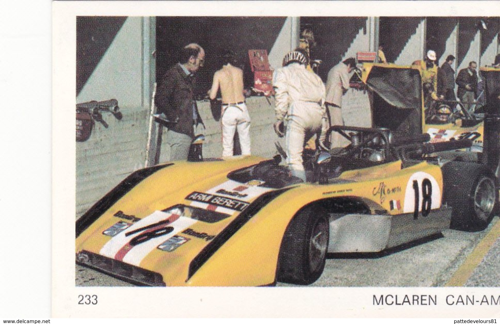 IMAGE Style CHROMO Voiture De Course Prototype McLAREN CAN AM - Otros & Sin Clasificación