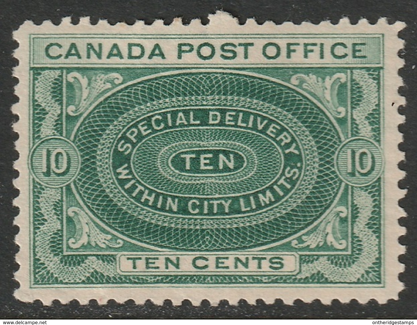 Canada Sc E1ii Special Delivery MH Some DG - Exprès