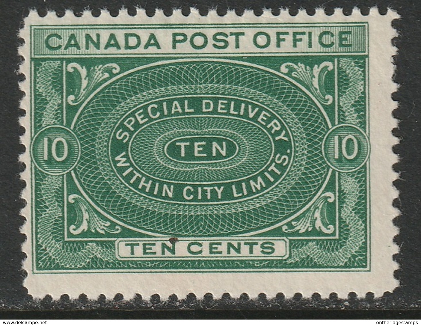 Canada Sc E1a Special Delivery MLH - Exprès