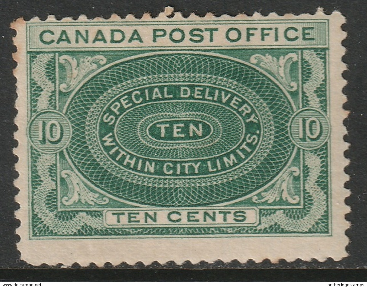 Canada Sc E1ii Special Delivery MH Some Toning - Espressi