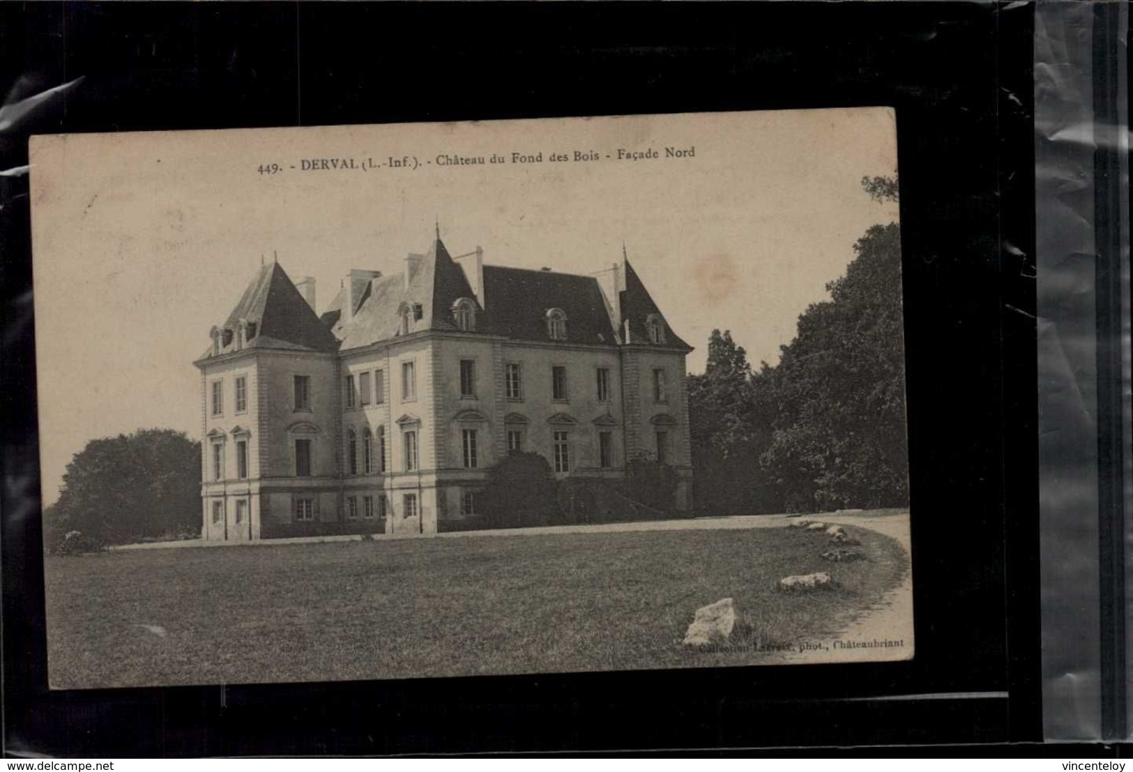 CARTE POSTALE DERVAL CHATEAU DU FOND DES BOIS En L'état Sur Les Photos - Derval