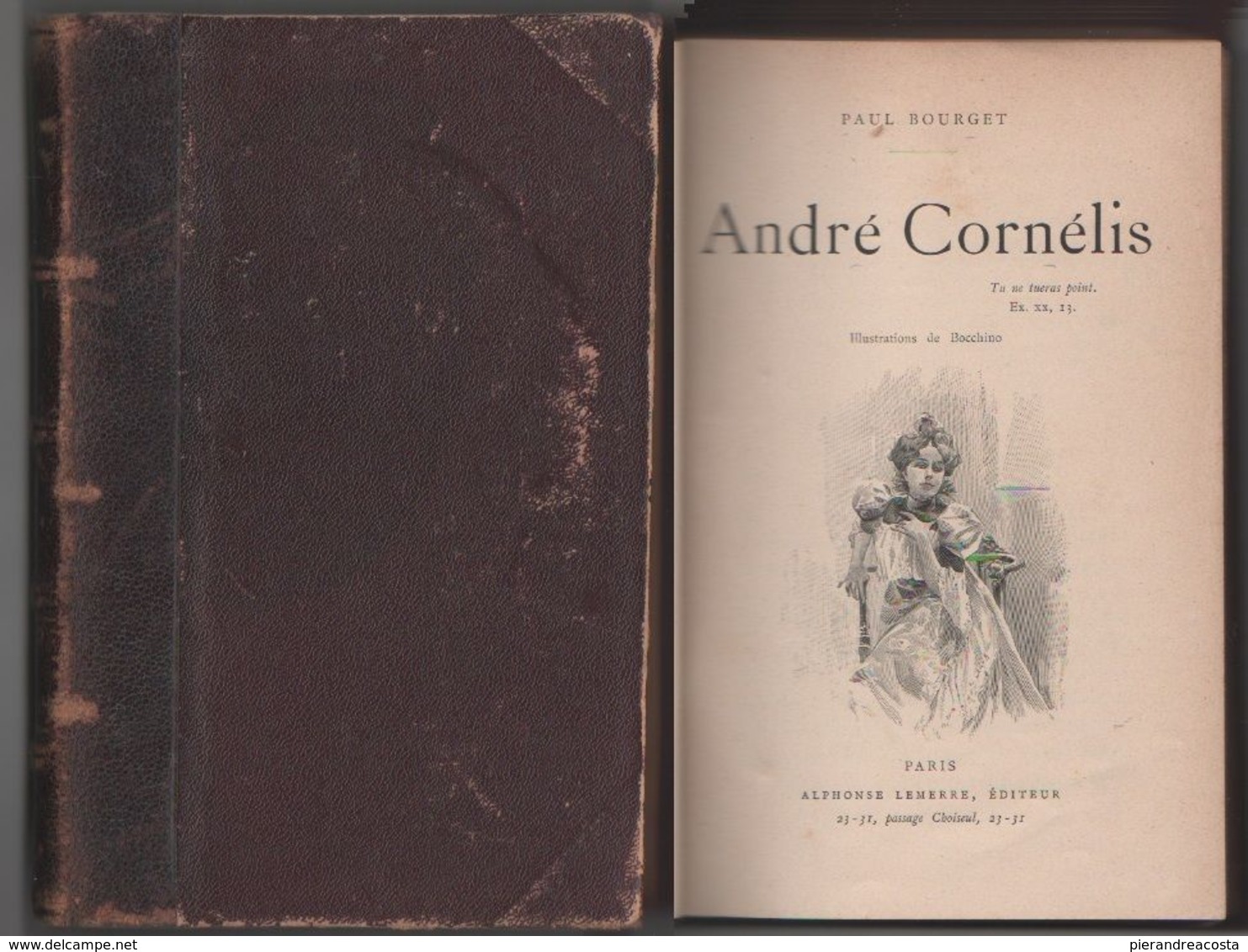 André Cornélis - Bourget Paul - Alfonse Lemerre Editeur - Libri Antichi