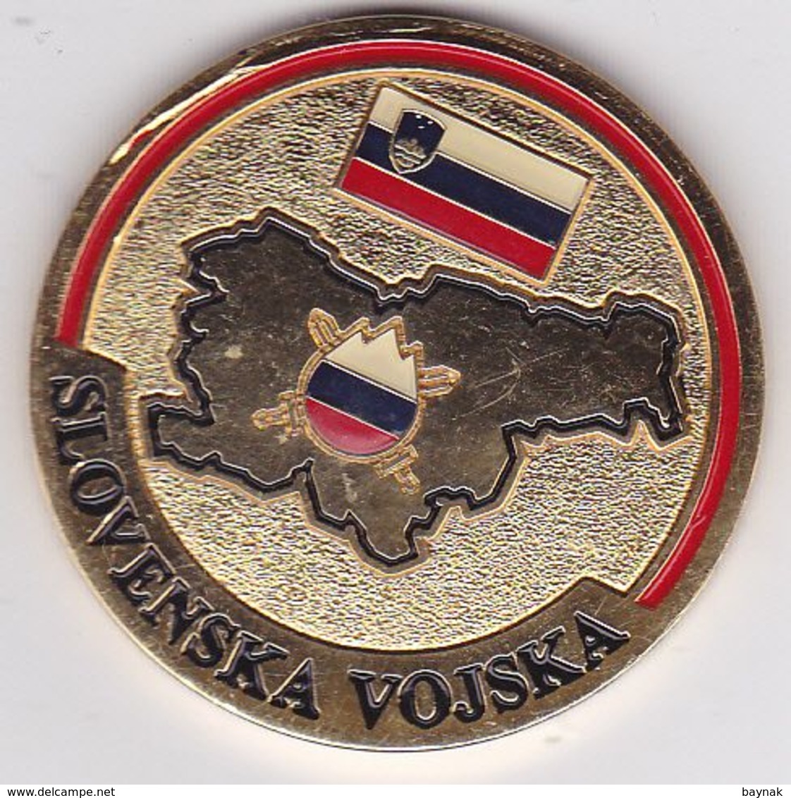 SLOVENIA  --  SLOVENSKA VOJSKA  --  ARMY OF SLOVENIA  --  MEDAL  --  ENAMEL, EMAIL - Autres & Non Classés