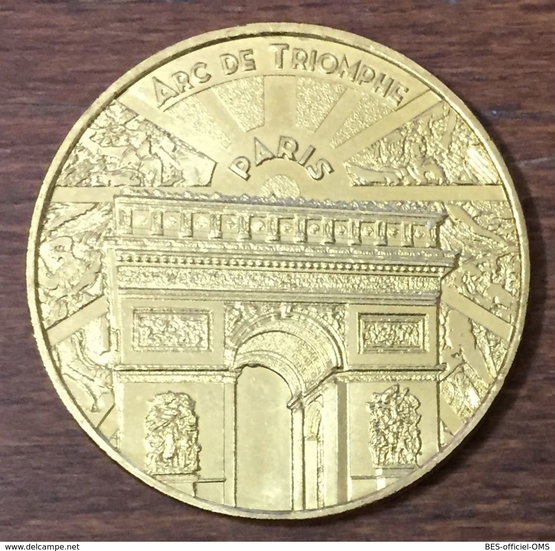 75008 PARIS ARC DE TRIOMPHE MDP 2019 MÉDAILLE SOUVENIR MONNAIE DE PARIS JETON TOURISTIQUE MEDALS COINS TOKENS - 2019