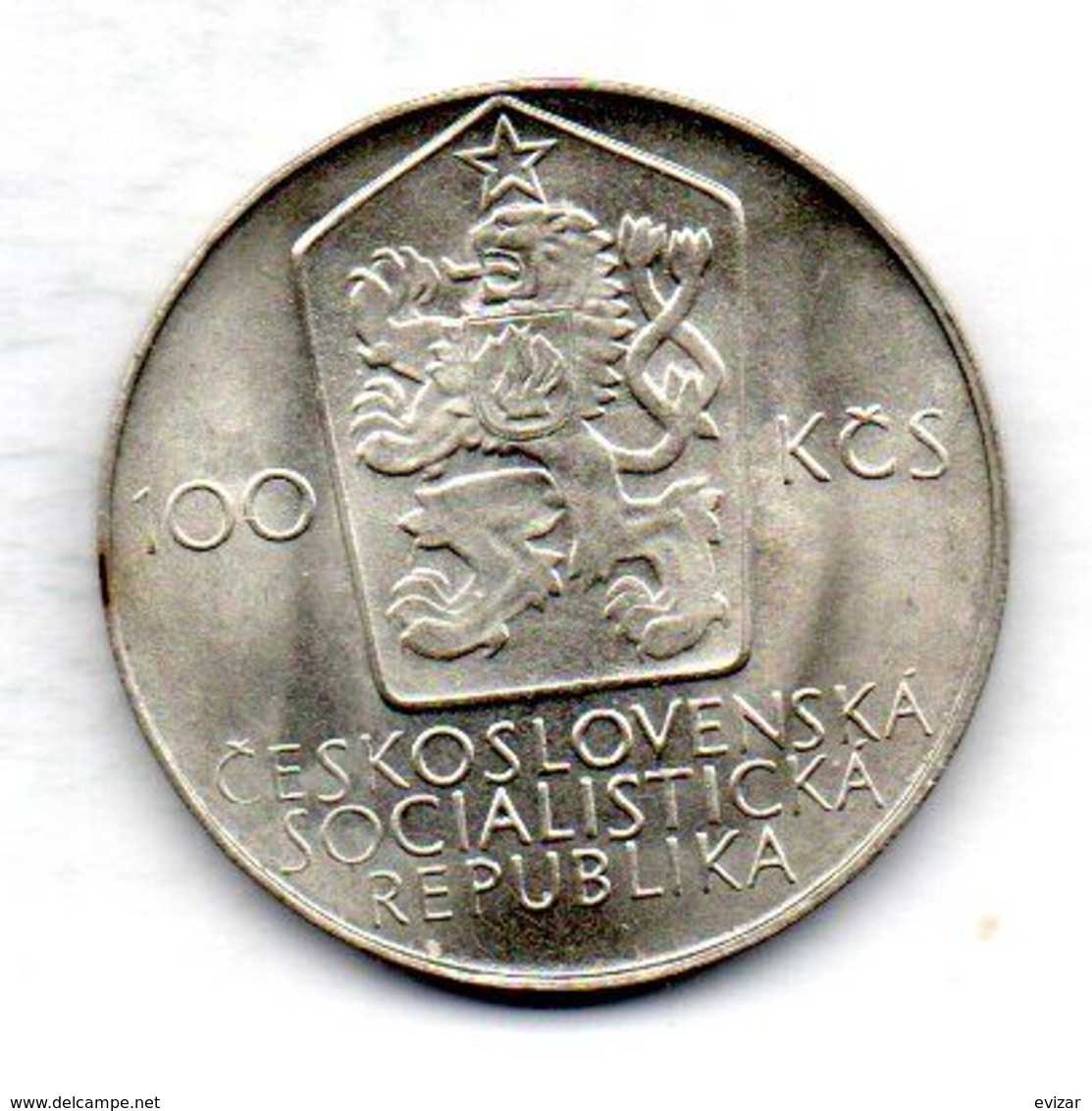 CZECHOSLOVAKIA, 100 Korun, Silver, Year 1980, KM #101 - Checoslovaquia