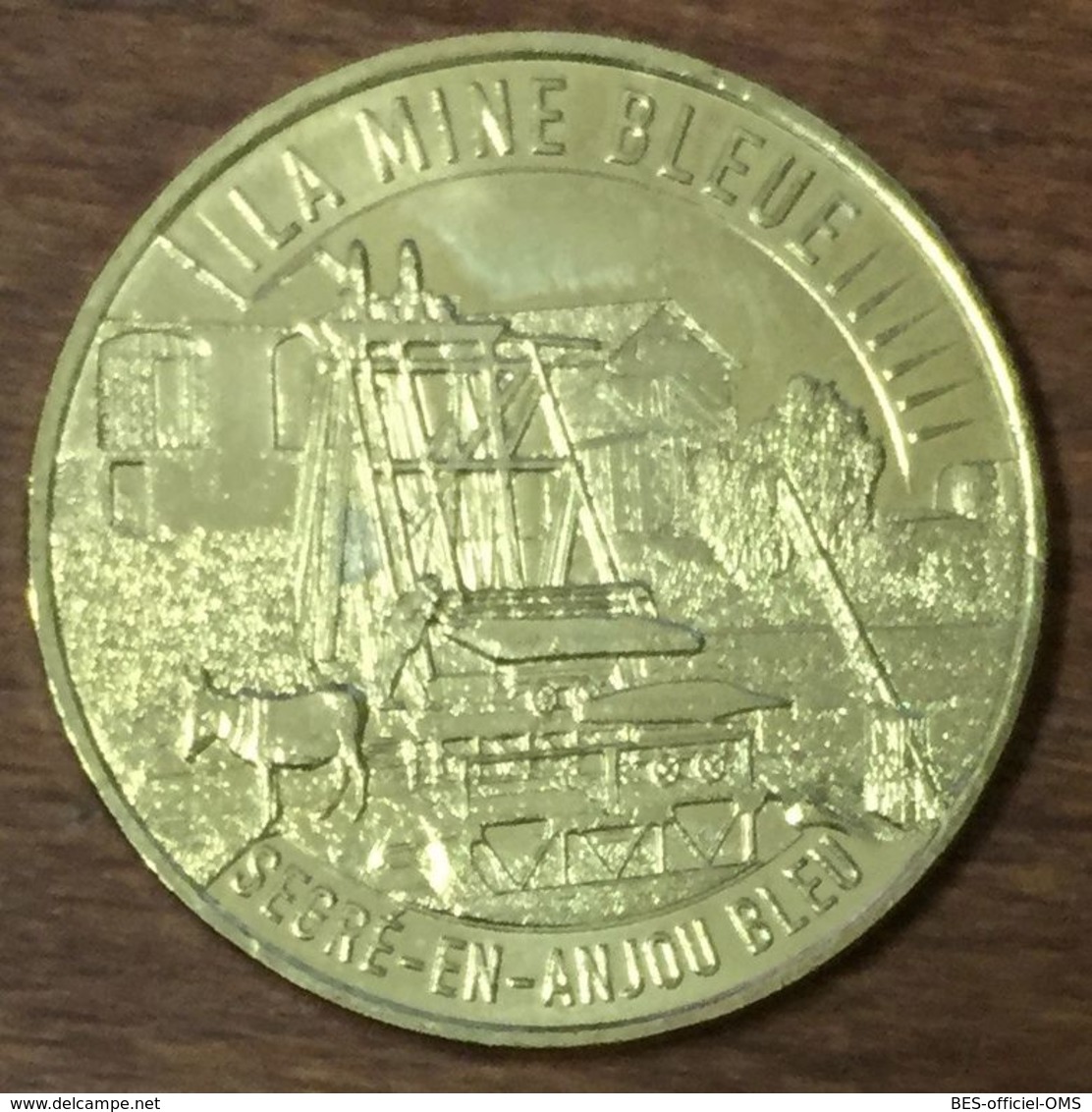 49 NOYANT LA GRAVOYÈRE MINE BLEUEMDP 2019  MÉDAILLE SOUVENIR MONNAIE DE PARIS JETON TOURISTIQUE TOKENS MEDALS COINS - 2019