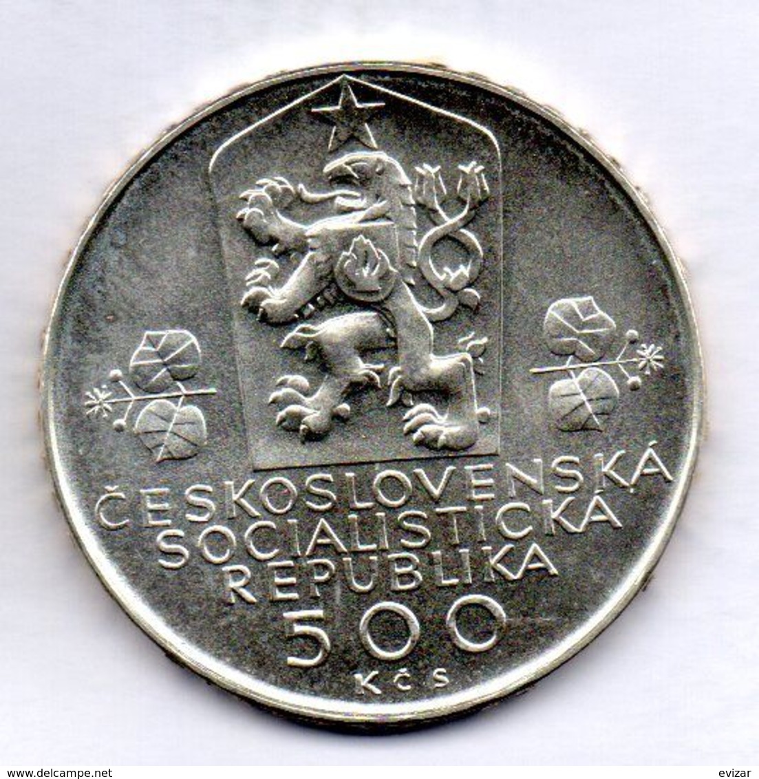 CZECHOSLOVAKIA, 500 Korun, Silver, Year 1988, KM #131 - Tchécoslovaquie