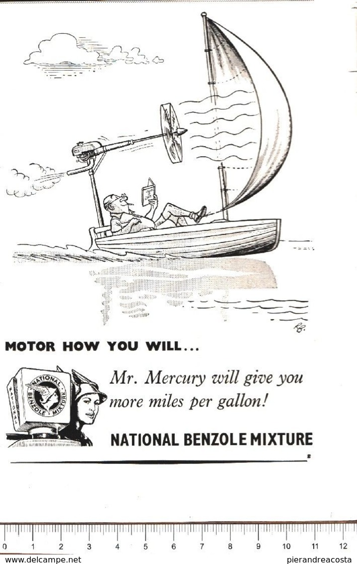 Advertising - National Benzole Mixture - 1951 - Autres & Non Classés