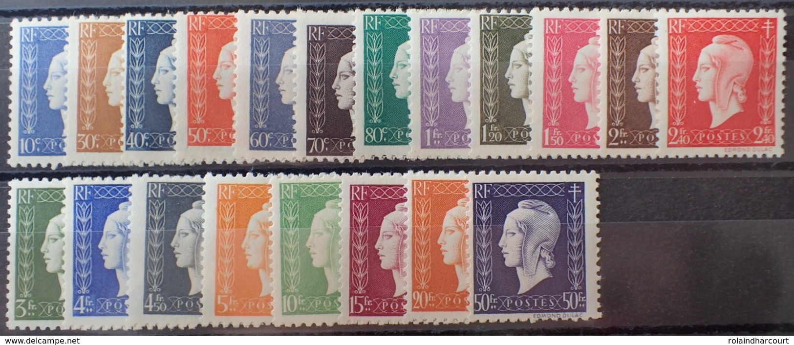 VL3804/123 - 1945 - SERIE DE LONDRES (COMPLETE) - N°682 à 701 NEUFS** - Unused Stamps