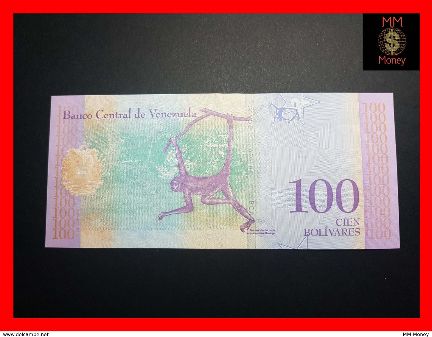 VENEZUELA  100 Bolivares 22.3.2018 P. 106   UNC - Venezuela