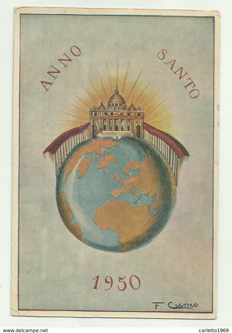 ANNO SANTO 1950 ILLUSTRATA F.CUMO  - NV FG - Altri & Non Classificati