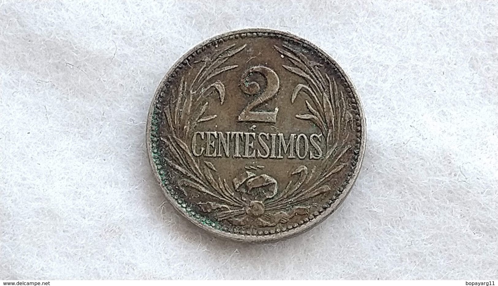 2 Centesimos Uruguay 1924 Monnaie Coin #14 - Uruguay