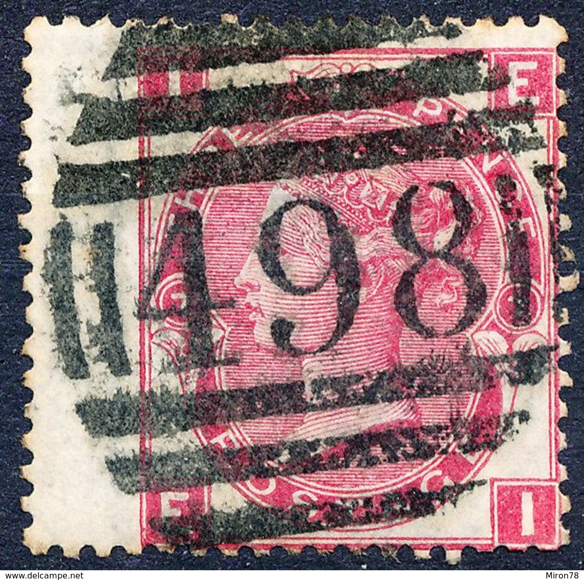 Stamp GREAT BRITAIN 1867 3p Used Lot5 - Usati