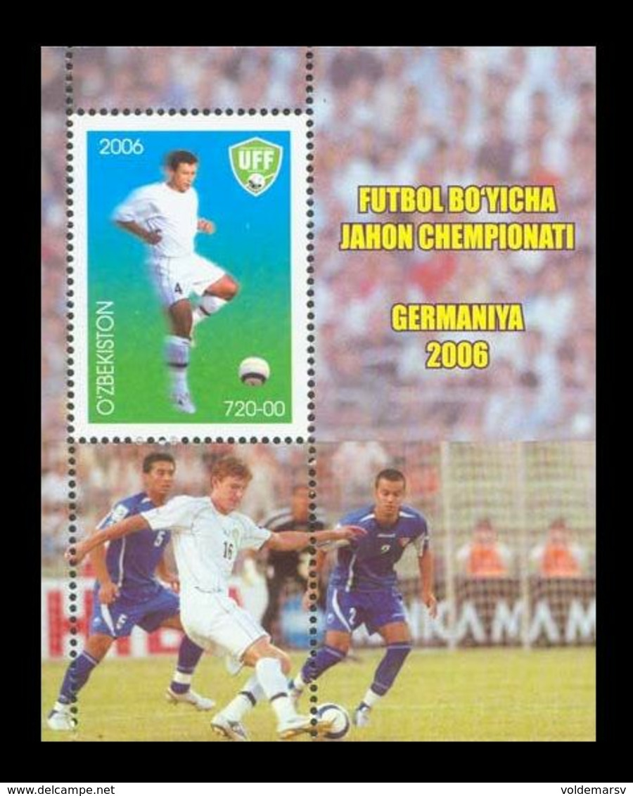 Uzbekistan 2006 Mih. 615 (Bl.39) Football. FIFA World Cup In Germany MNH ** - Uzbekistan