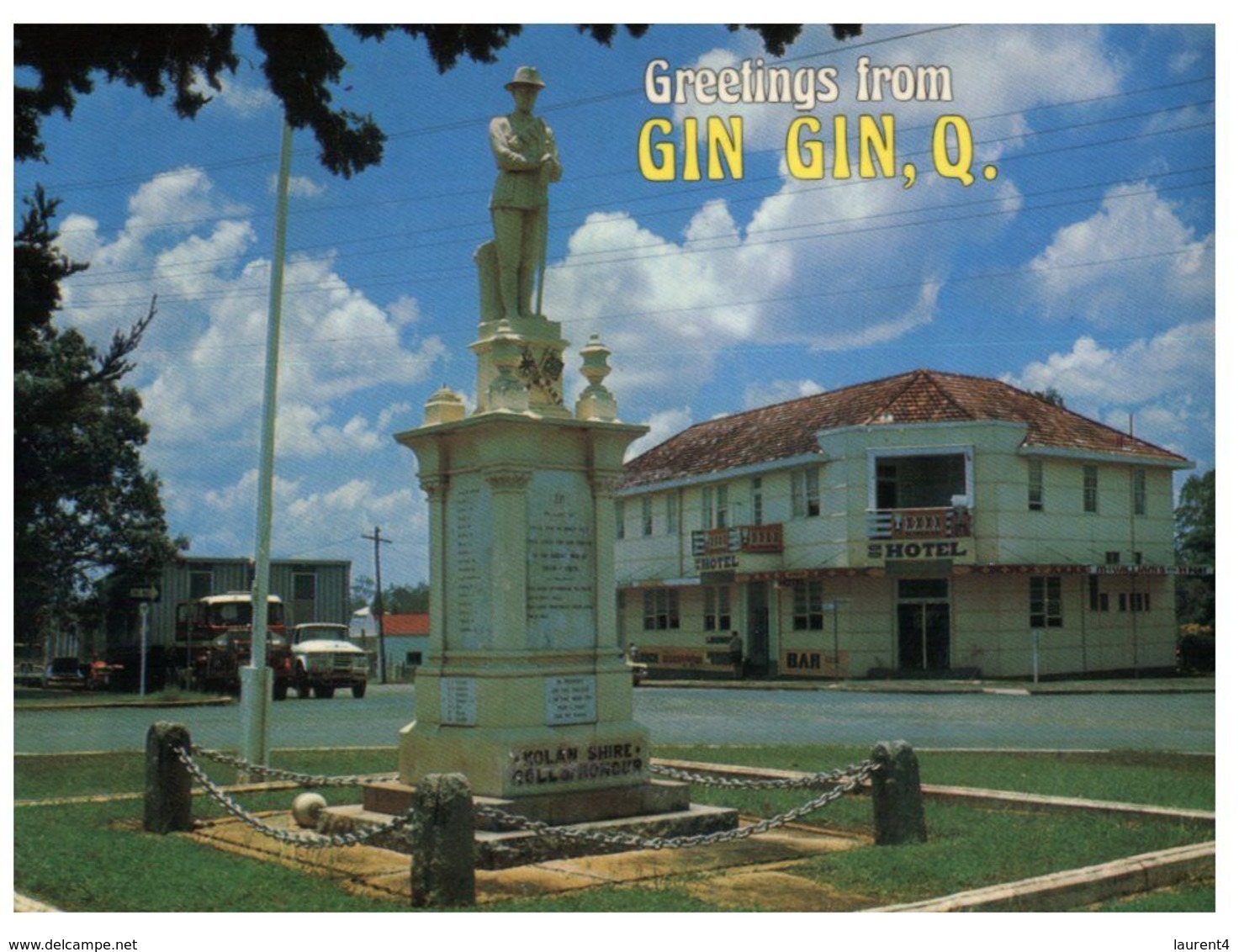 (C 17) Australia - QLD - Gin Gin Kolan War Memorial - Far North Queensland