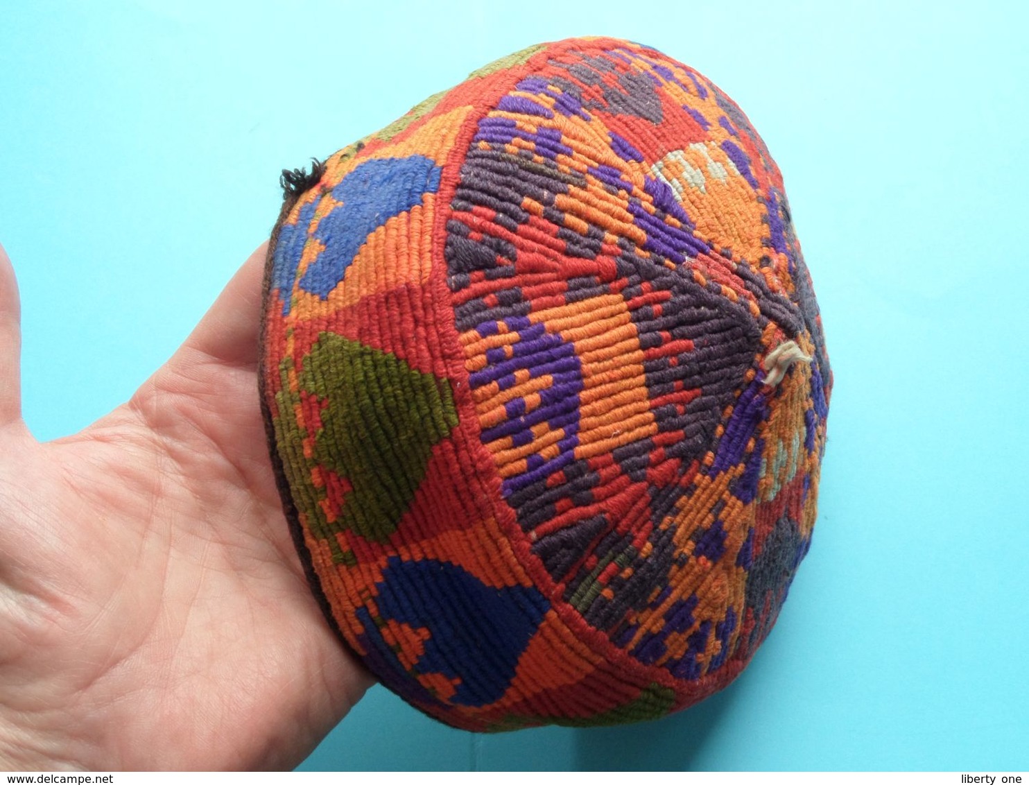 Afghan CHILD CAP Muts Headgear > ORIGINAL Handmade ( AFGHANISTAN ) Size 53 Cm. ( See Photo Scans ) ! - Altri & Non Classificati