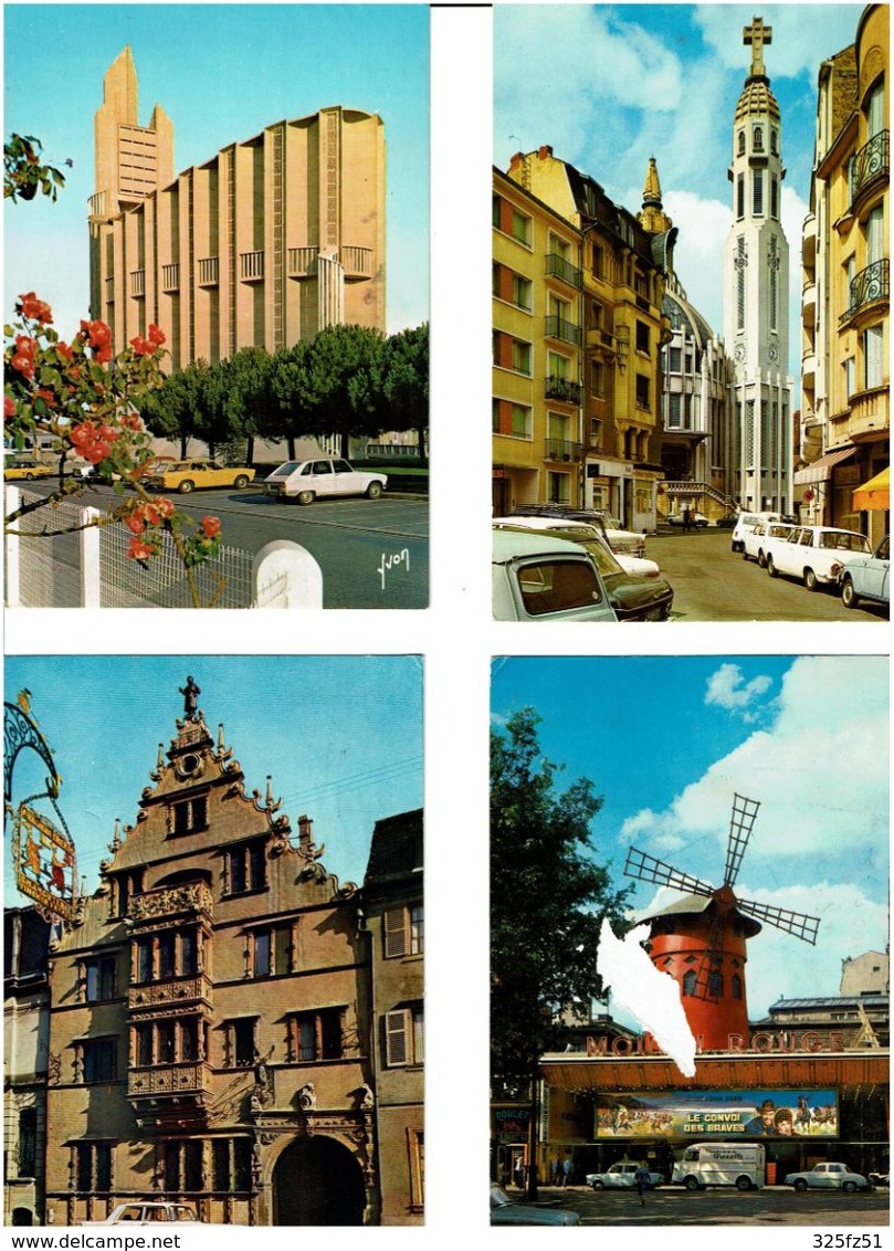 AUTOMOBILES /  Lot De 90 Cartes Postales Modernes écrites - 5 - 99 Cartes