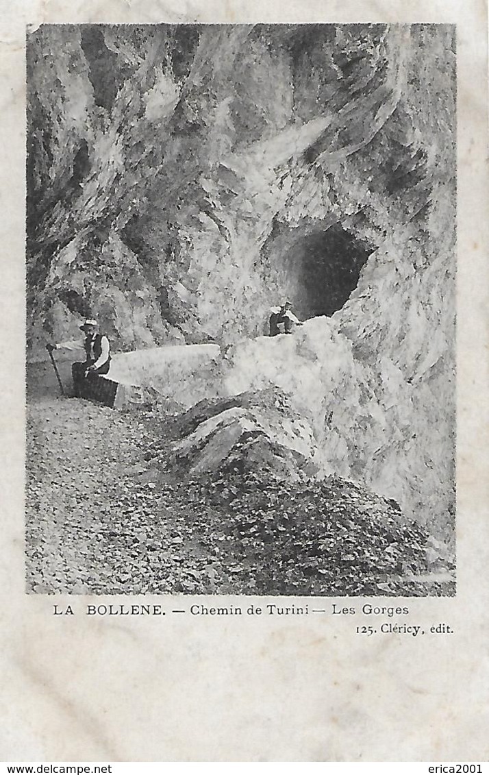 La Bollène. Le Chemin De Turini Dans Les Gorges. - Sonstige & Ohne Zuordnung