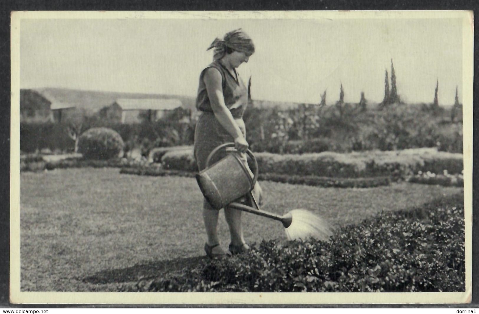 Girl's Farm At Nahalal - Israel Palestine - Jewish Judaica Juive Palestine - Judaisme