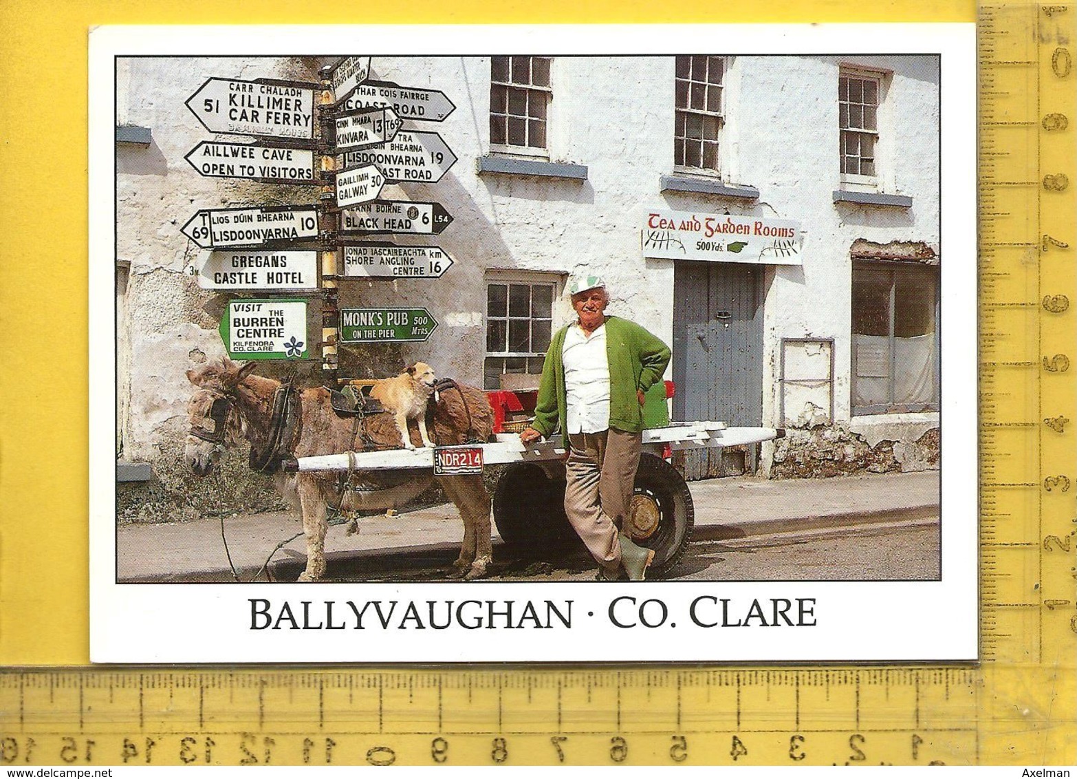 CPM  IRLANDE, CLARE, BALLYVAUGHAN : Folklore - Clare