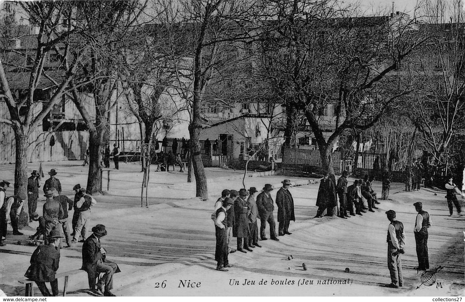 06-NICE- UN JEU DE BOULES - JEU NATIONAL - Squares