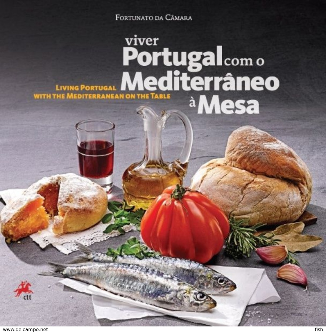 Portugal ** & Thematic Book With Stamps, Living Portugal With Mediterranean At The Table 2015 (9743) - Book Of The Year