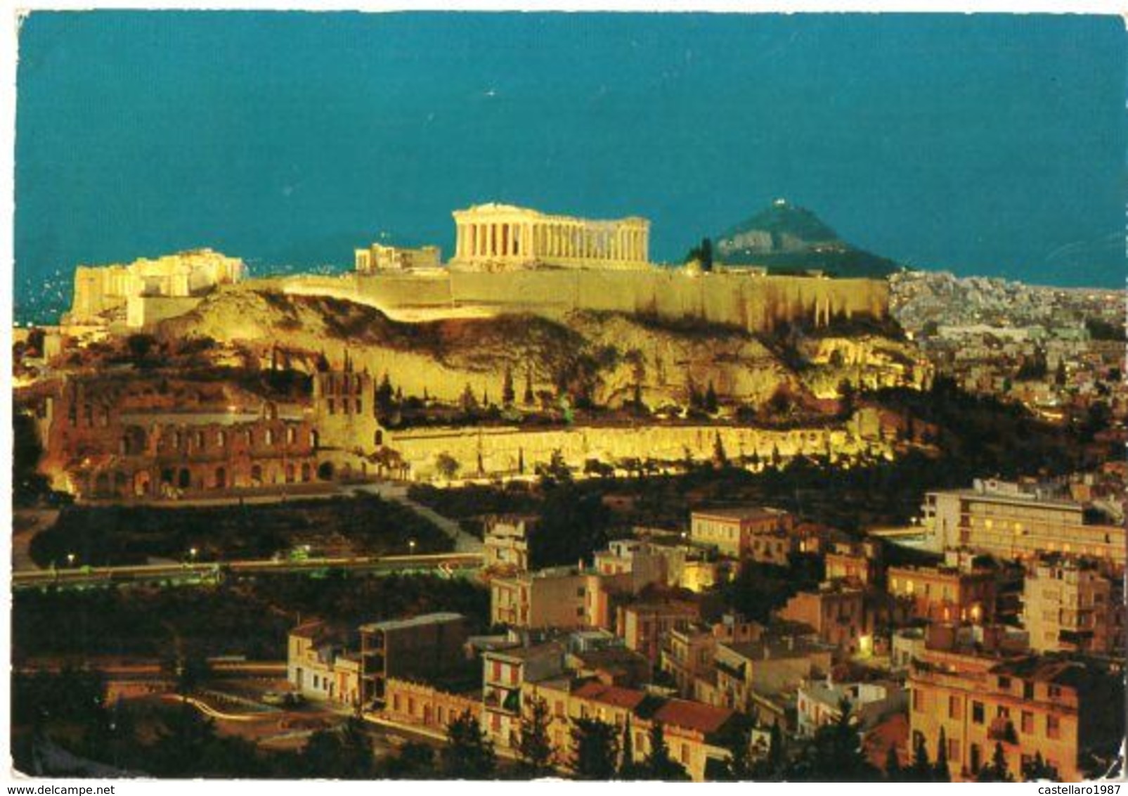 GRECIA - GREECE - GRIECHENLAND - GRECE - ATHENS - The Acropolis Illuminated - ATHEN - Die Beleuchtete Akropolis - Greece