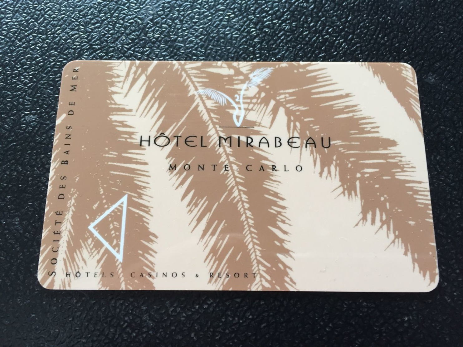 Hotelkarte Clef De Hotel Tarjeta Hotel Room Key HOTEL MIRABEAU MONTE CARLO - Non Classés