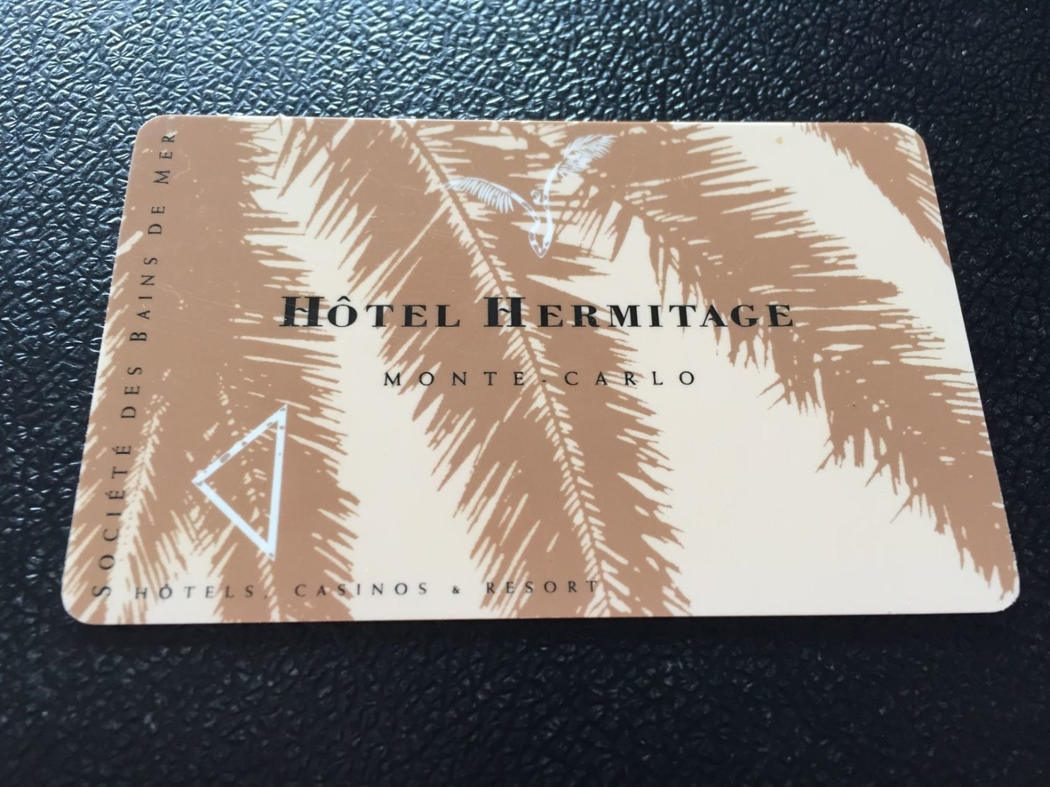 Hotelkarte Clef De Hotel Tarjeta Hotel Room Key HOTEL HERMITAGE  MONTE CARLO - Unclassified