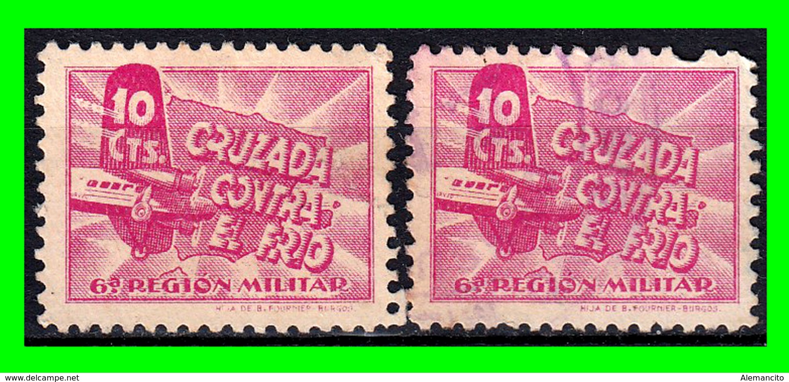 ESPAÑA GUERRA CIVIL CRUZADA CONTRA EL FRIO AÑO 1937 - War Tax