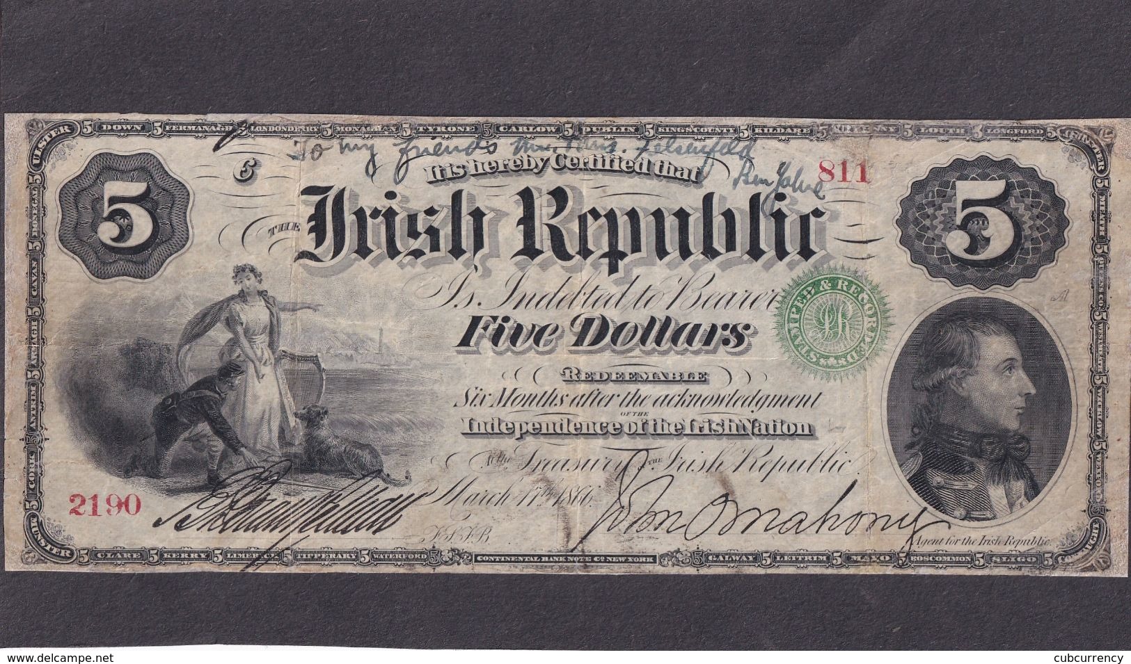 Ireland 5 Dollars - Irland