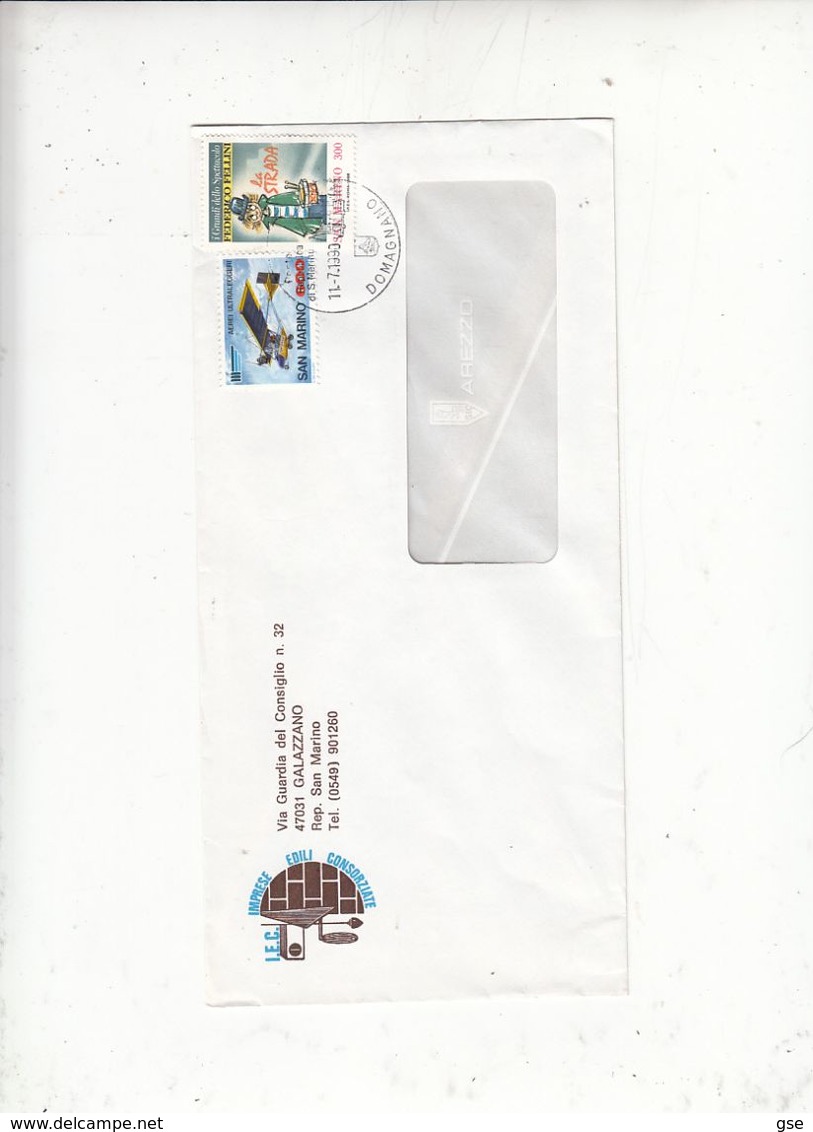 SAN MARINO  1990 - Lettera - Storia Postale