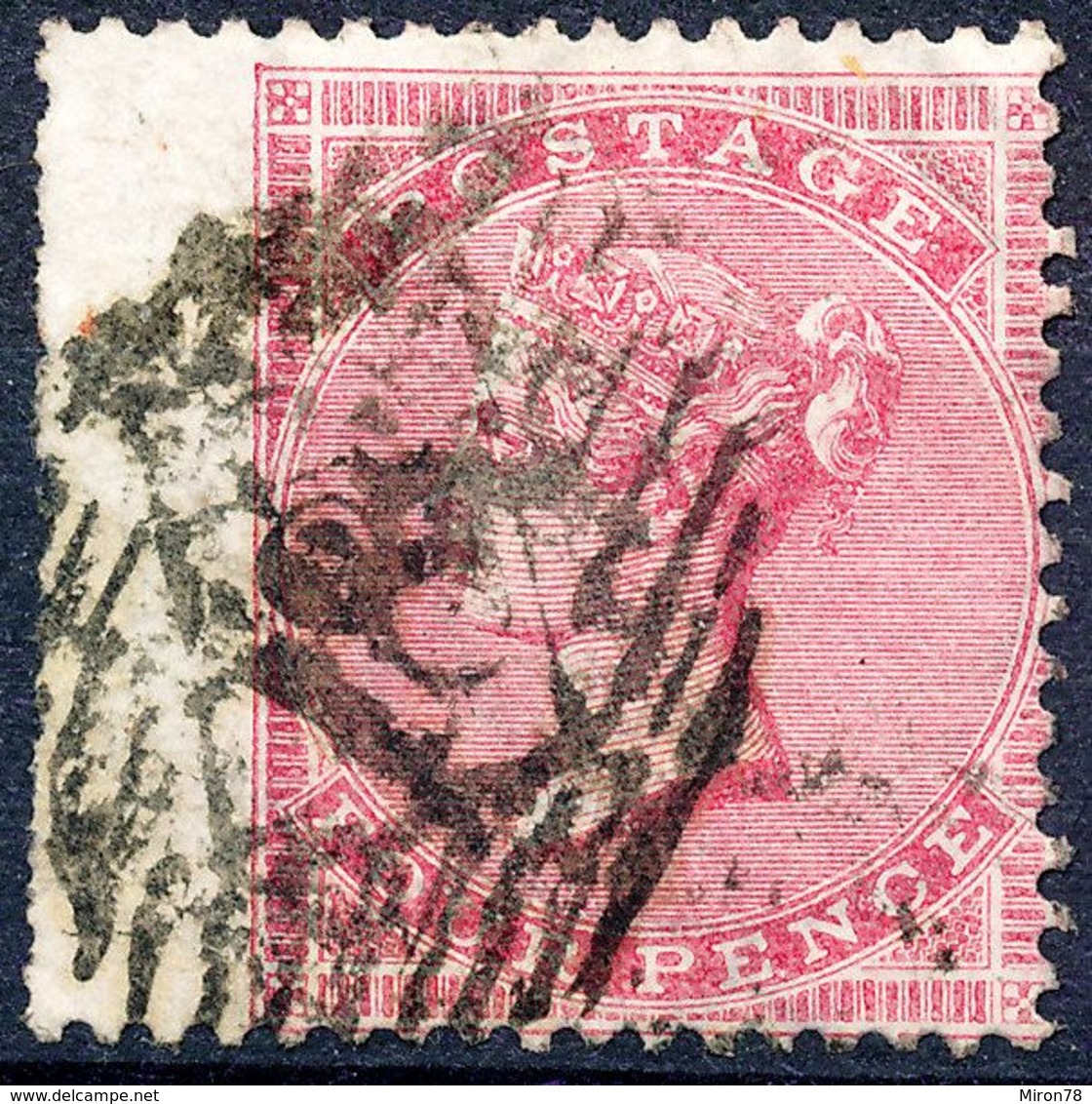 Stamp GREAT BRITAIN 1855-57 4p Used Lot29 - Oblitérés
