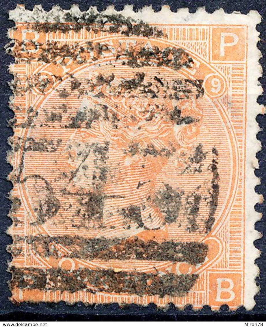 Stamp GREAT BRITAIN 1865 4p Used Lot42 - Usati