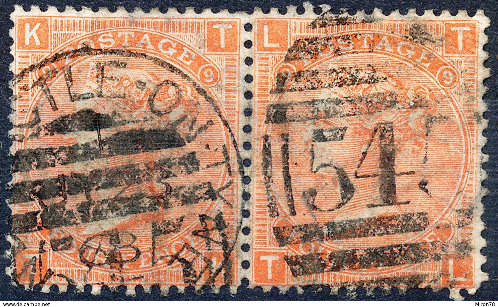 Stamp GREAT BRITAIN 1865 4p Used Lot44 - Usati