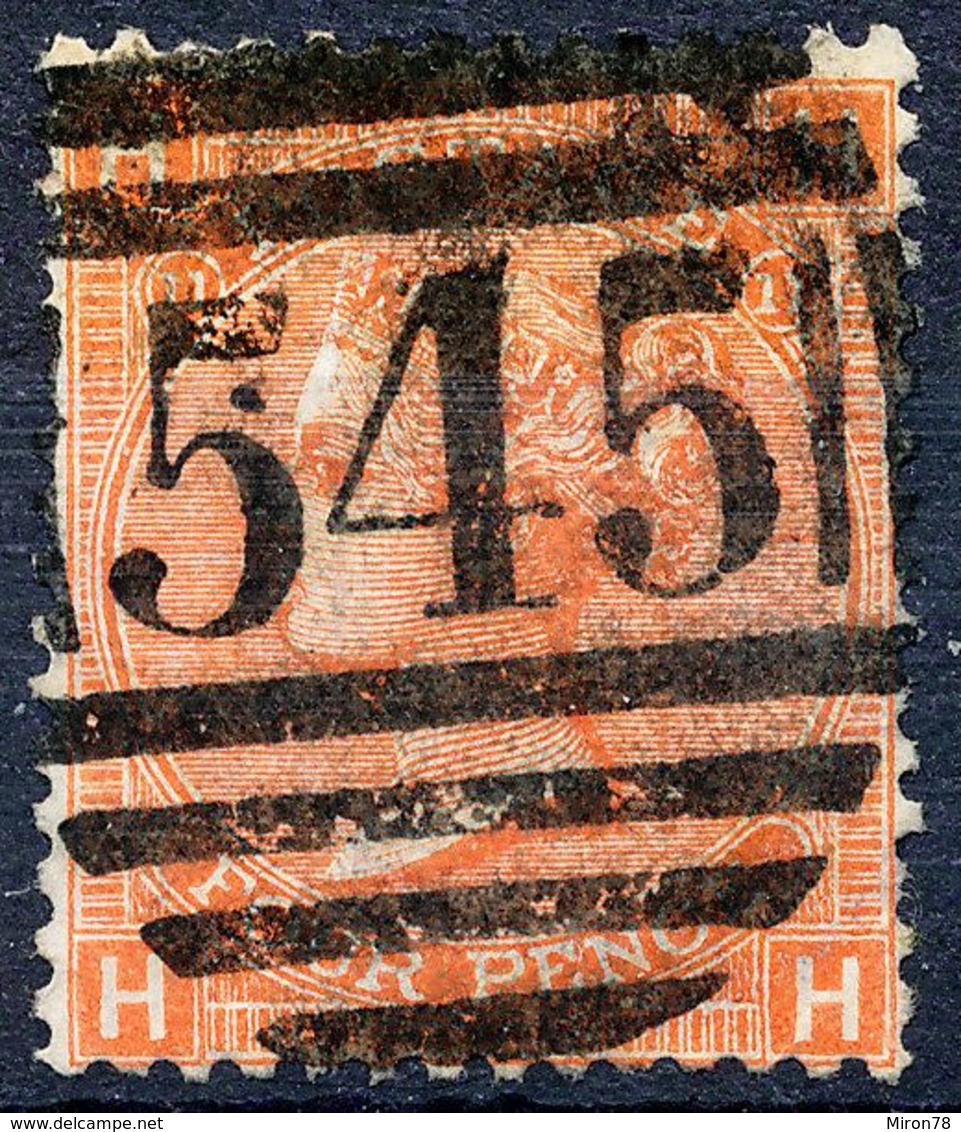 Stamp GREAT BRITAIN 1865 4p Used Lot53 - Gebruikt