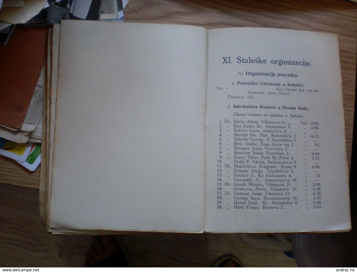 Szabadka s Palics Kr Slob Grad Subotica i Kupaliste Palic 208 pages Map subotica