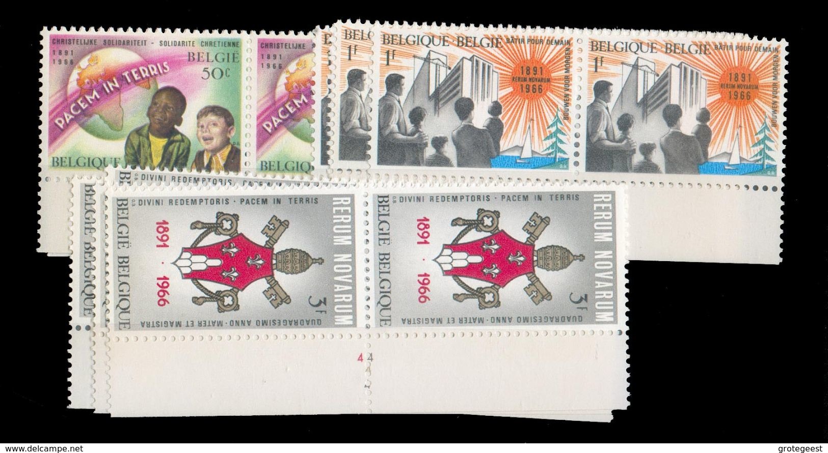 N°1360/1362 En Paire Bdf Avec Double Numéros De Planches. (R) (x4). - 15857 - 1961-1970