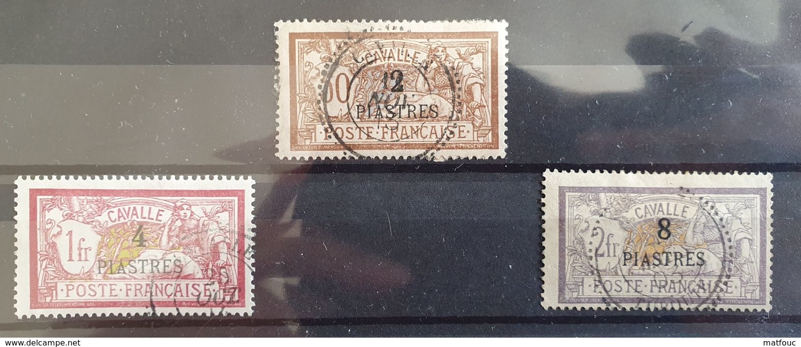 Cavalle 14-15-16 Obl. - Côte 61€ - Used Stamps