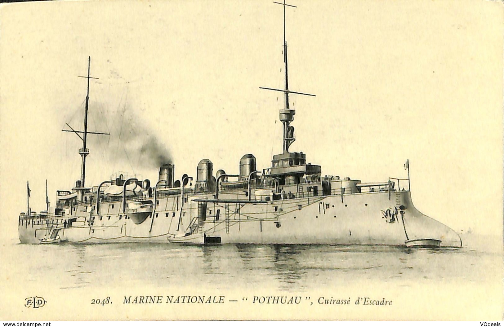 029 480 - CPA - Bateaux - Guerre - Marine Nationale - Pothuau - Guerre