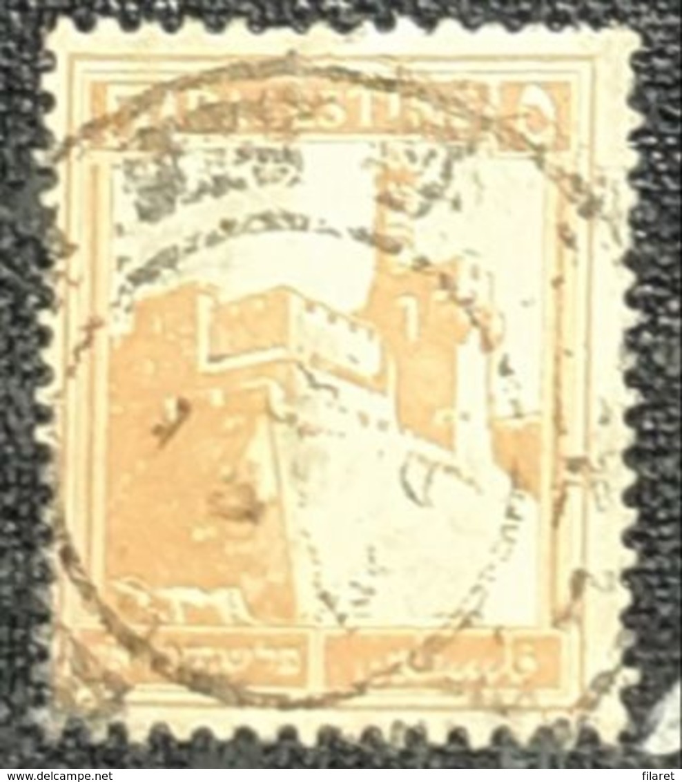 PALESTINE,CASTLE-USED STAMP - Palestine