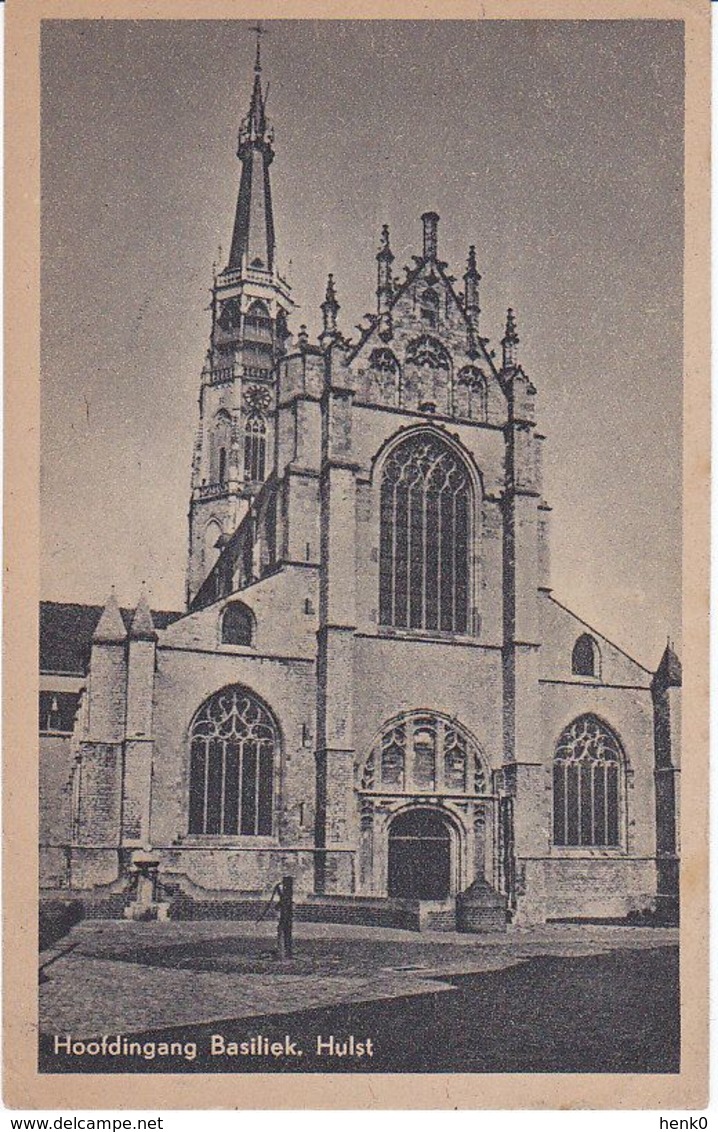 Hulst Basiliek Met Belgische Portzegel 60 C L130 - Hulst