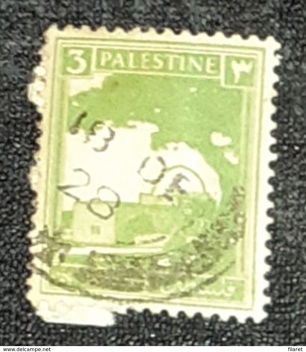 PALESTINE,MOSQUE-USED STAMP - Palestina