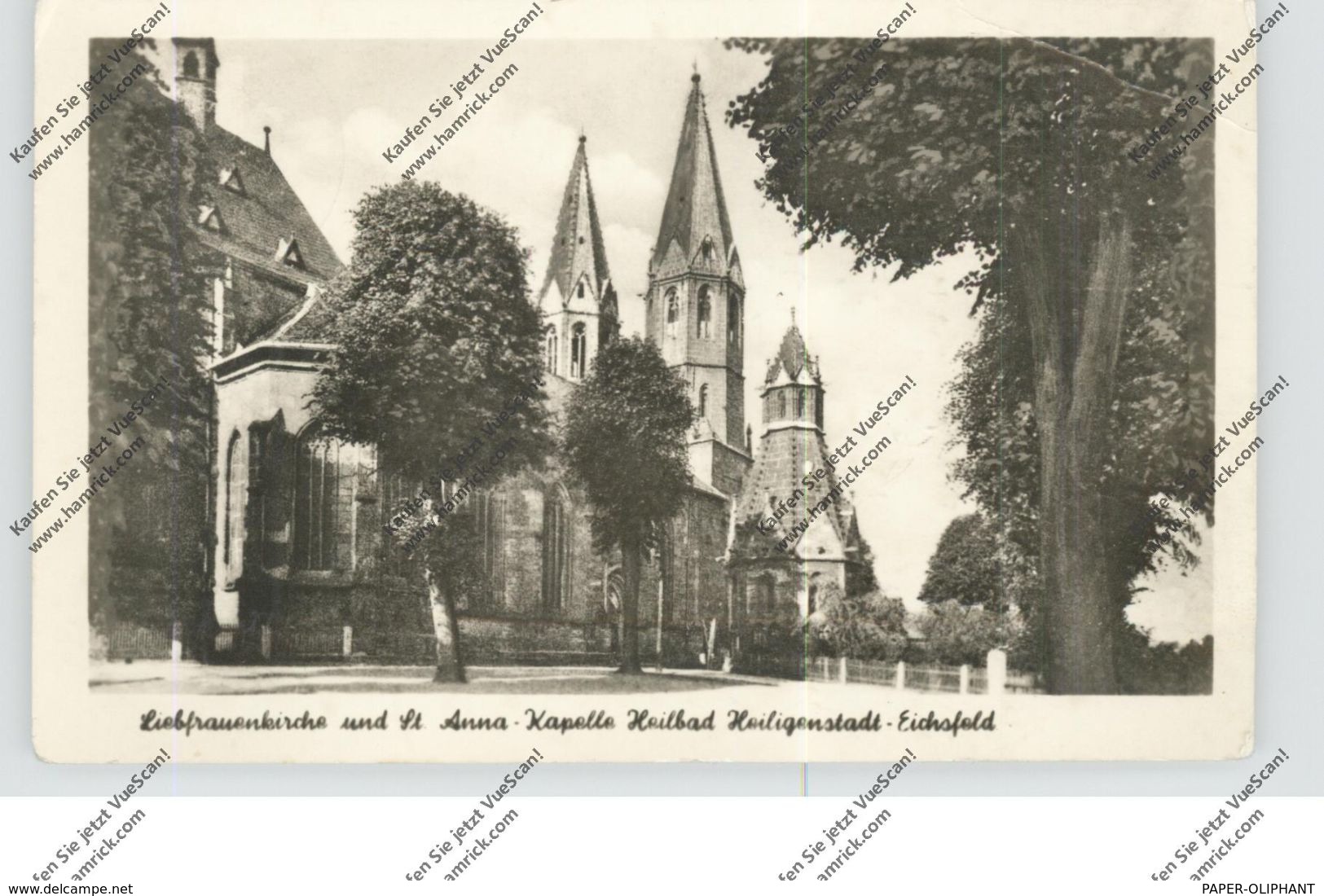 0-5630 HEILIGENSTADT / Eichsfeld, Liebfrauenkirche Und St. Anna Kapelle, 1955 - Heiligenstadt