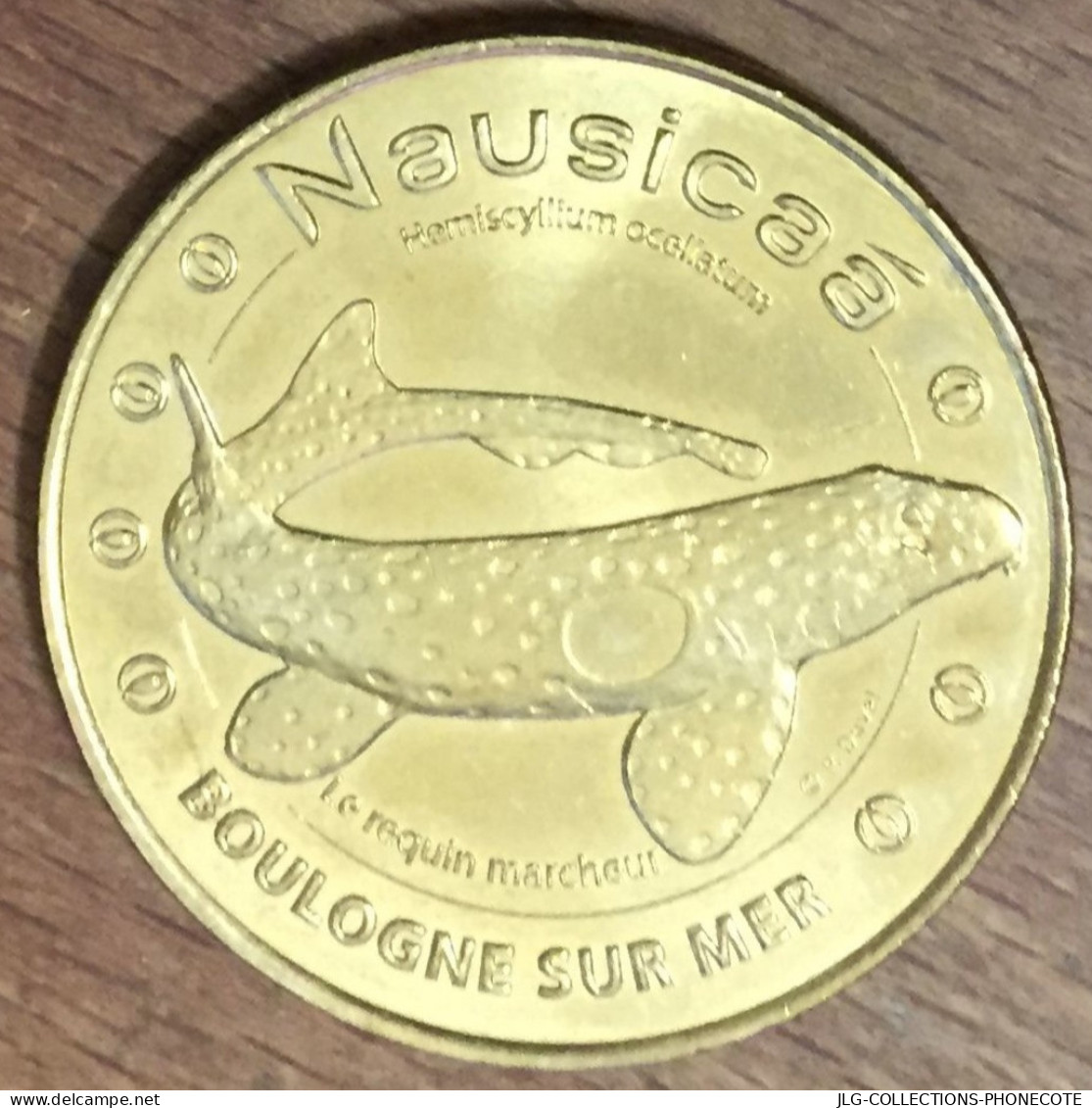 62 BOULOGNE SUR MER NAUSICAÀ REQUIN MARCHEUR MDP 2014 MEDAILLE MONNAIE DE PARIS JETON TOURISTIQUE MEDALS COINS TOKENS - 2014