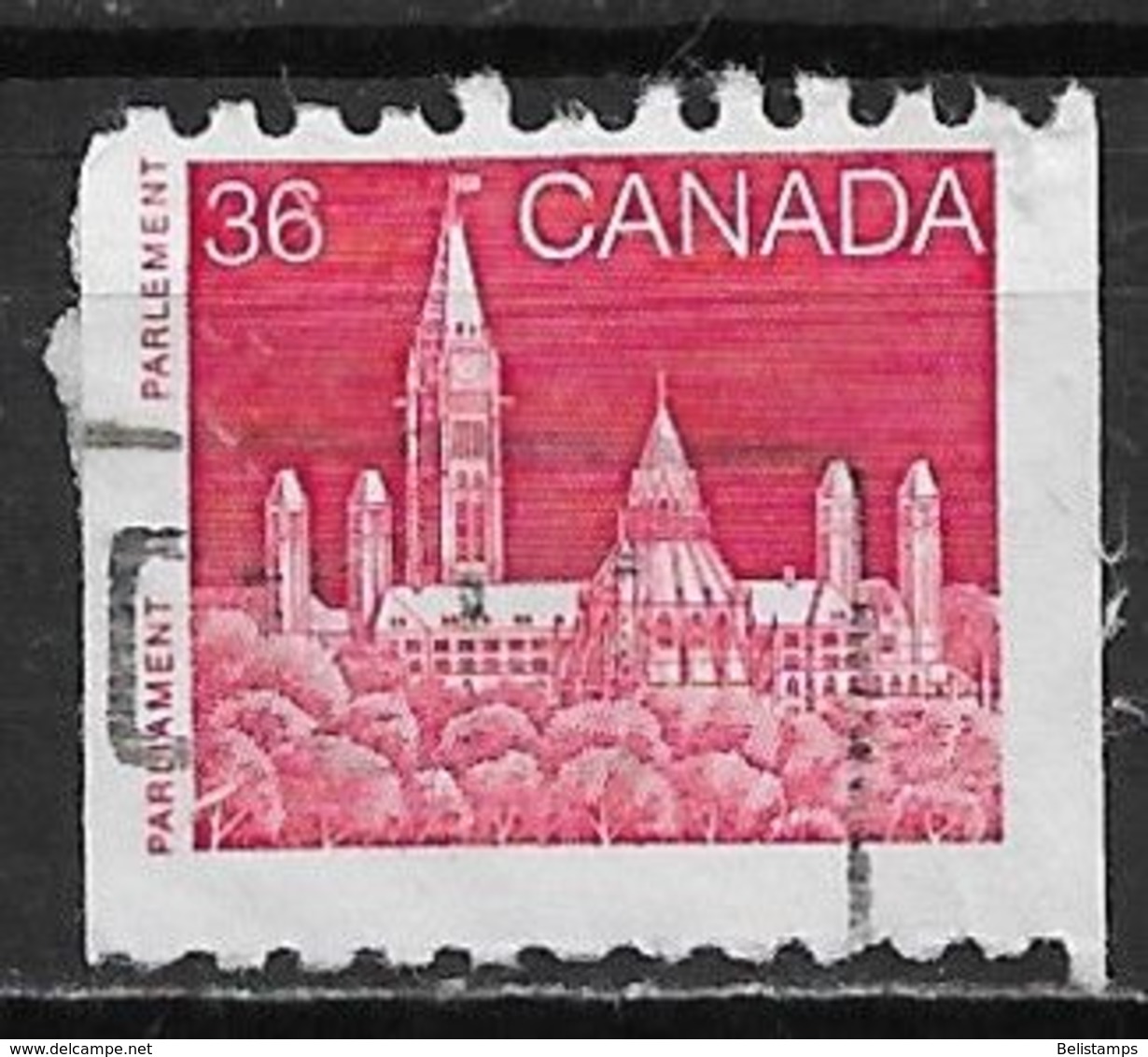 Canada 1987. Scott #953 (U) Parliament (Library)  *Complete Issue* - Coil Stamps