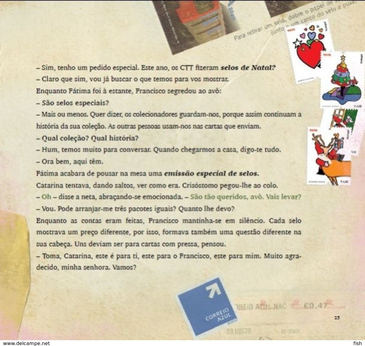 Portugal ** & Thematic Book With Stamps, Thematic Book With Stamps, My Christmas Story 2015 (9747) - Book Of The Year