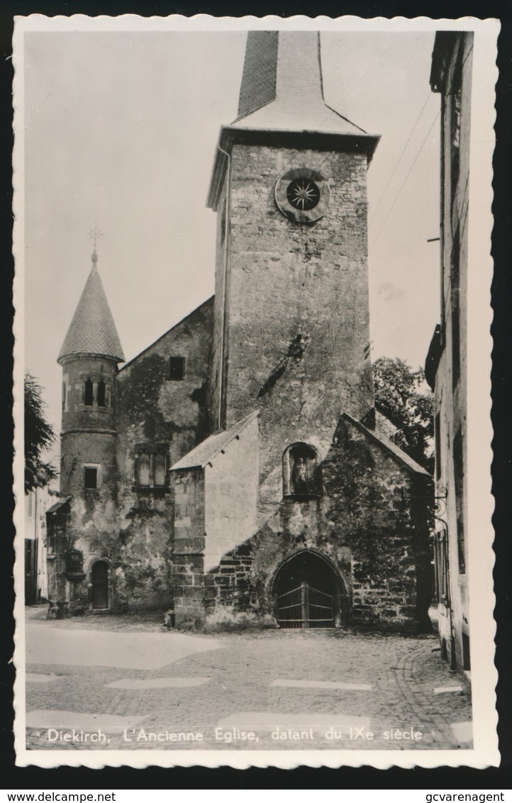 DIEKIRCH  L'ANCIEN EGLISE , DATANT DU IXe SIECLE   CARTE PHOTO - Diekirch