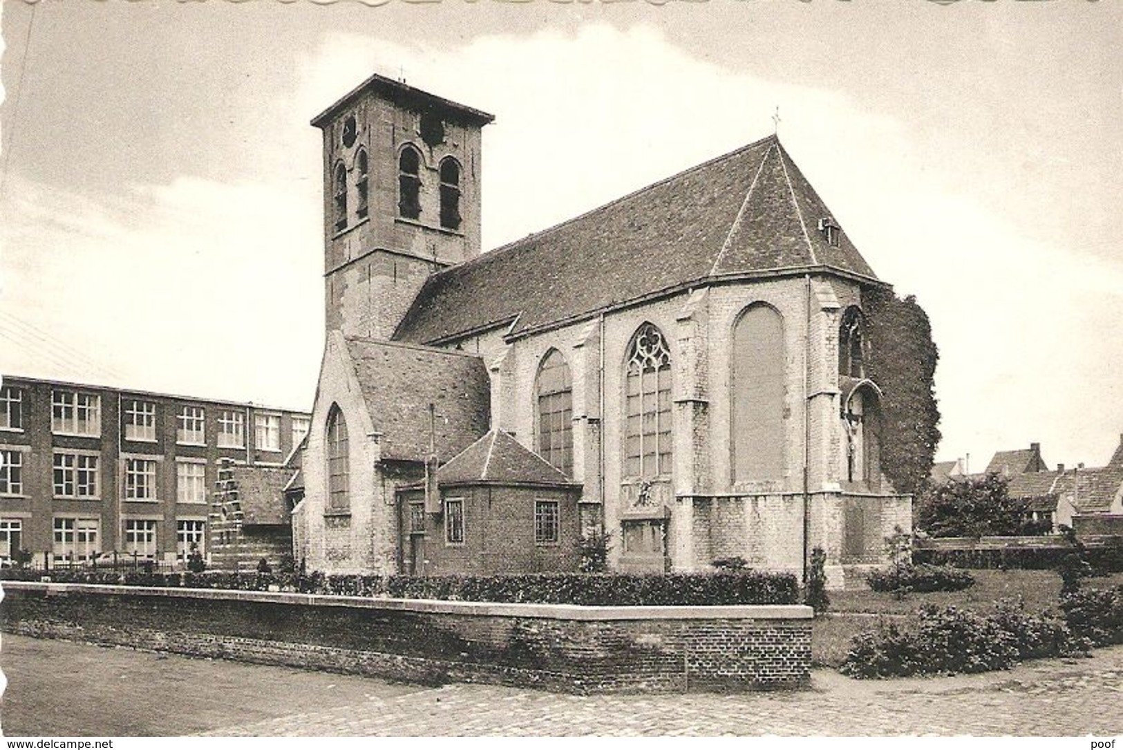 Borsbeek : St. Jacobus Kerk En Kostschool - Borsbeek